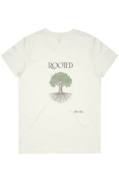 Womens Maple Organic Tee Rooted