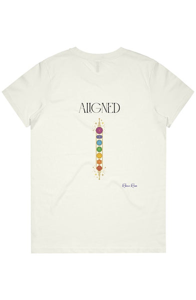 Womens Maple Organic Tee Aligned