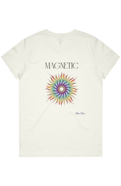 Womens Maple Organic Tee Magnetic