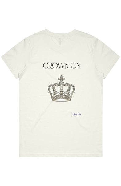 Womens Maple Organic Tee Crown On