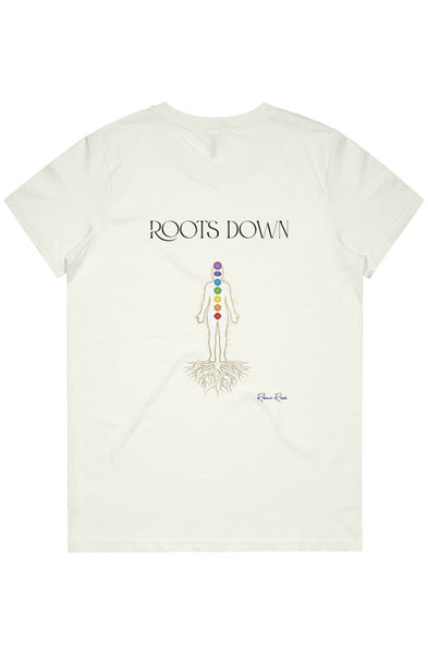 Womens Maple Organic Tee Roots Down