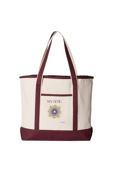 Large Canvas Deluxe Tote Magnetic
