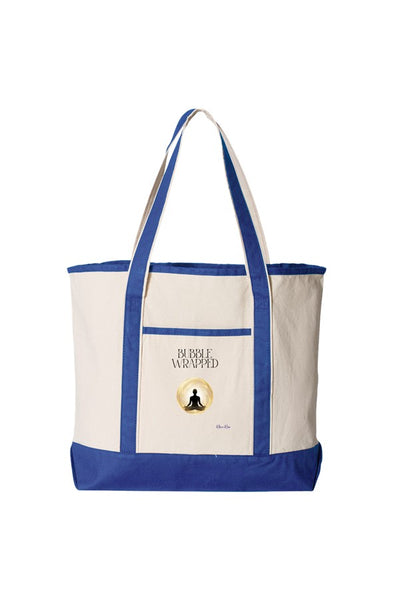 Large Canvas Deluxe Tote Bubble Wrapped