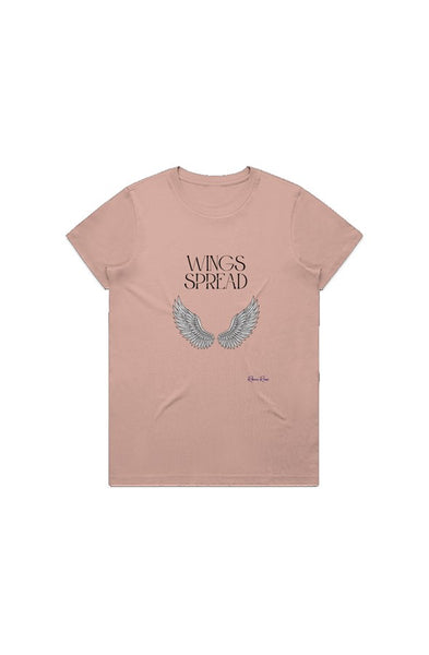 Maple Tee Wings Spread Front Graphic 