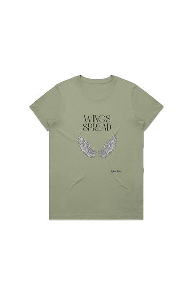Maple Tee Wings Spread Front Graphic 