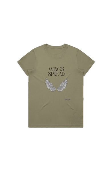 Maple Tee Wings Spread Front Graphic 
