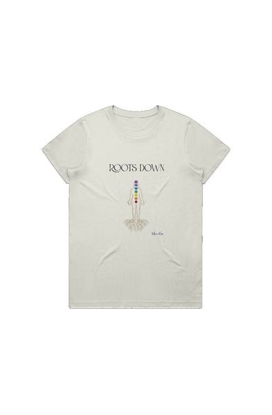 Maple Tee Roots Down Front Graphic 