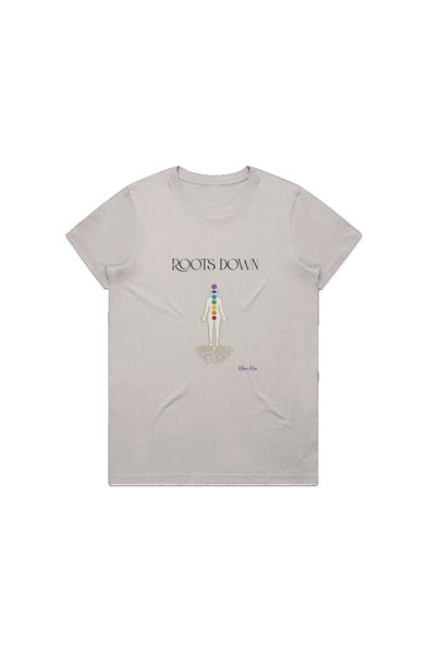 Maple Tee Roots Down Front Graphic 