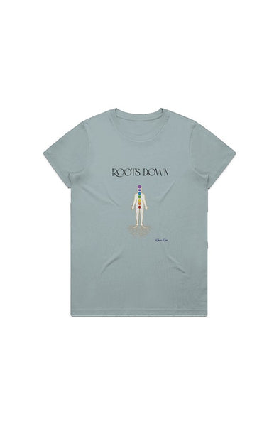 Maple Tee Roots Down Front Graphic 
