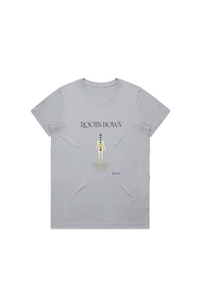 Maple Tee Roots Down Front Graphic 