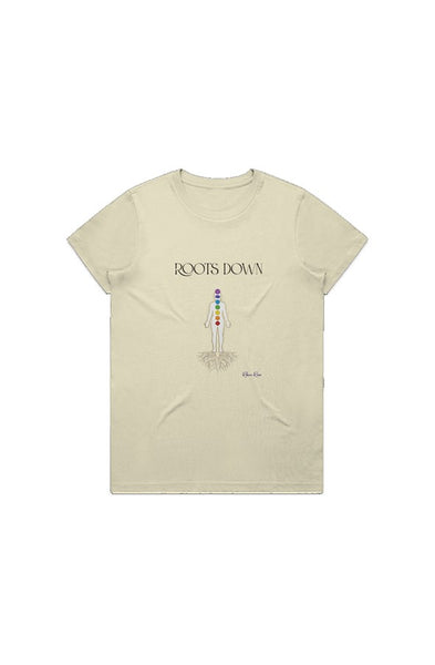 Maple Tee Roots Down Front Graphic 