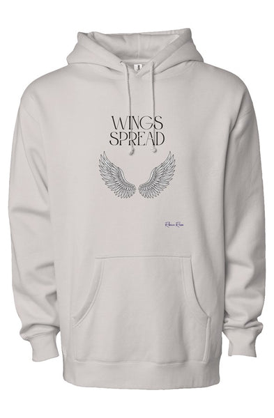 independent heavyweight pullover hoodie Wings Spread Front