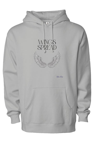 independent heavyweight pullover hoodie Wings Spread Front