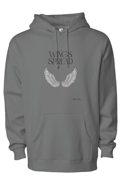 independent heavyweight pullover hoodie Wings Spread Front
