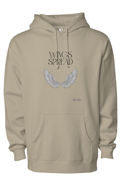 independent heavyweight pullover hoodie Wings Spread Front