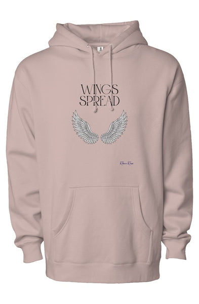 independent heavyweight pullover hoodie Wings Spread Front