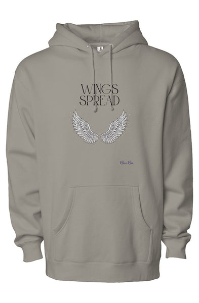 independent heavyweight pullover hoodie Wings Spread Front