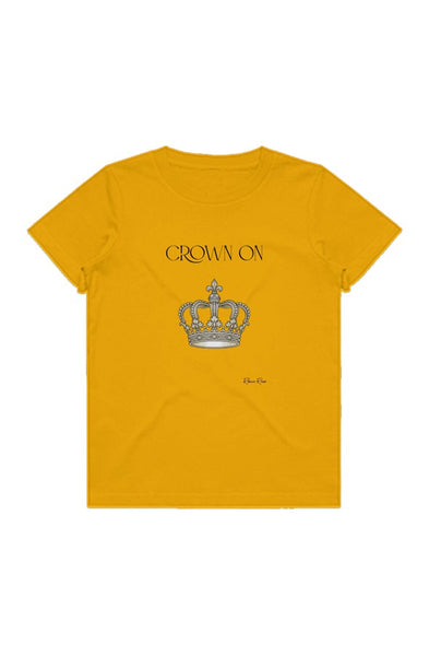 Youth Staple Tee Crown On Front