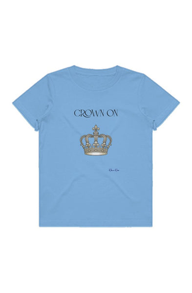 Youth Staple Tee Crown On Front
