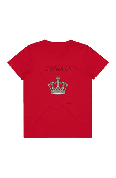Youth Staple Tee Crown On Front