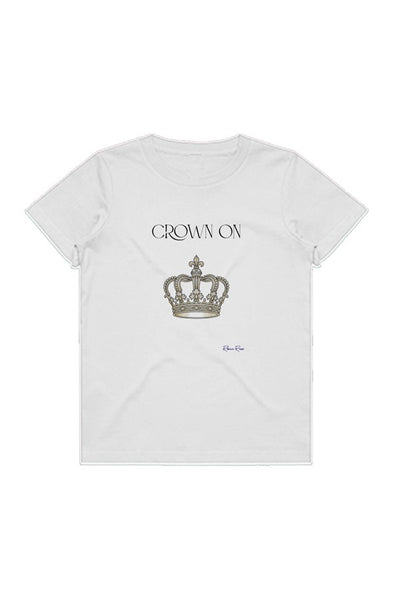 Youth Staple Tee Crown On Front