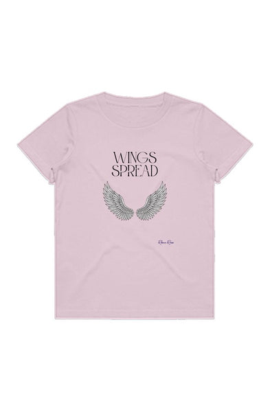 Youth Staple Tee Wings Spread Front