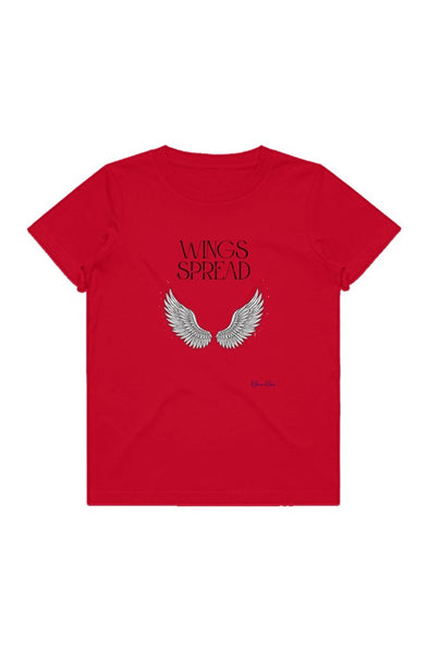 Youth Staple Tee Wings Spread Front