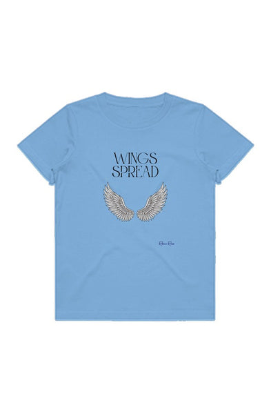 Youth Staple Tee Wings Spread Front