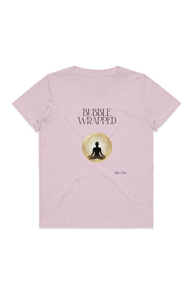 Youth Staple Tee Bubble Wrapped Front
