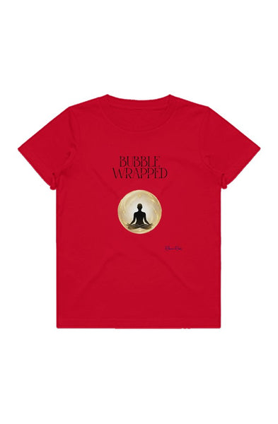 Youth Staple Tee Bubble Wrapped Front