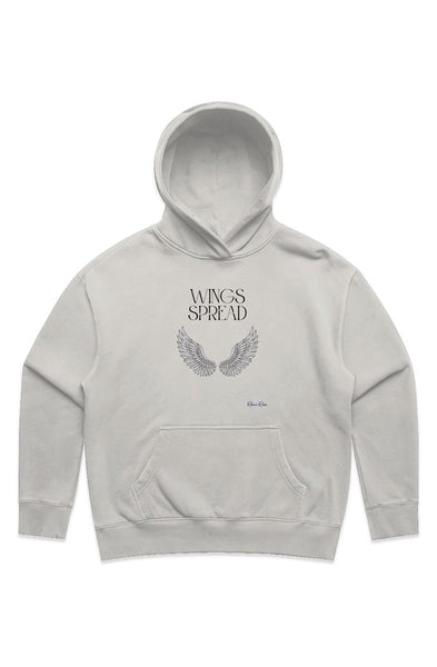 Wo 39 s Relax Faded Hood Wings Spread Front Graphic