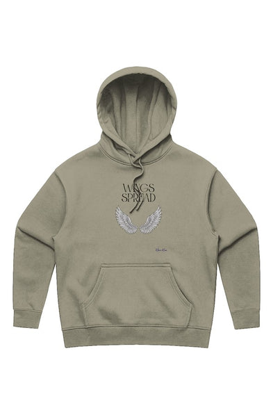 WO 39 S HEAVY HOOD Wings Spread Front Graphic