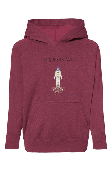Blend Raglan Hooded Sweatshirt Roots Down Front Graphic