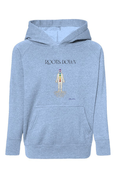 Blend Raglan Hooded Sweatshirt Roots Down Front Graphic