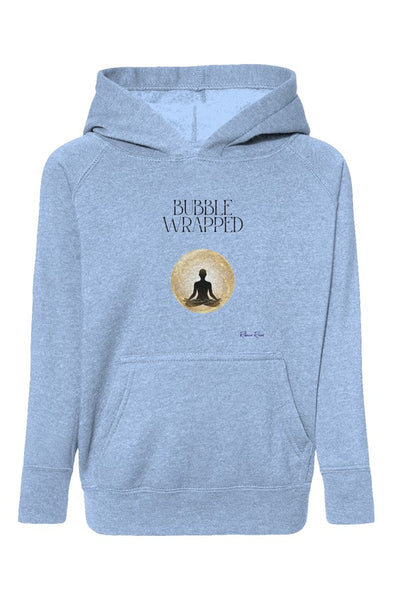 Blend Raglan Hooded Sweatshirt Bubble Wrapped Front Graphic