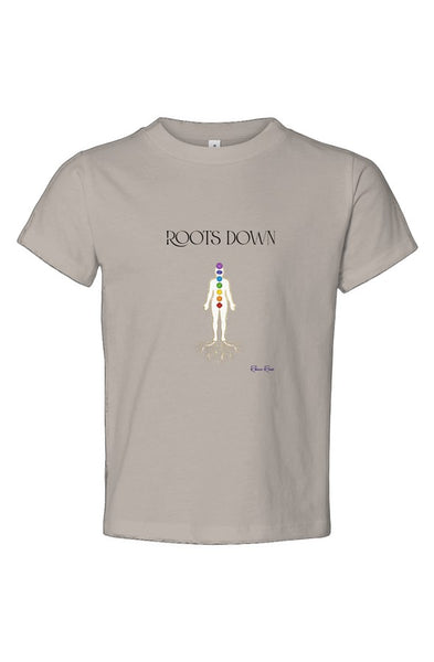 Toddler Jersey Tee Roots Down Front Graphic