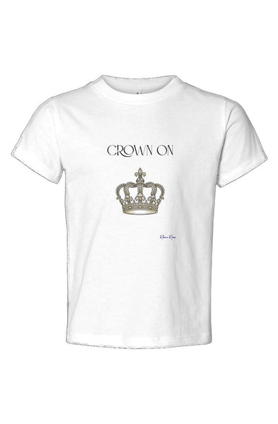 Toddler Jersey Tee Crown On Front Graphic