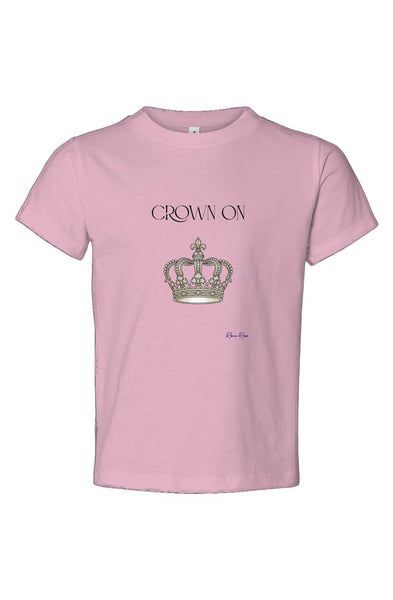 Toddler Jersey Tee Crown On Front Graphic