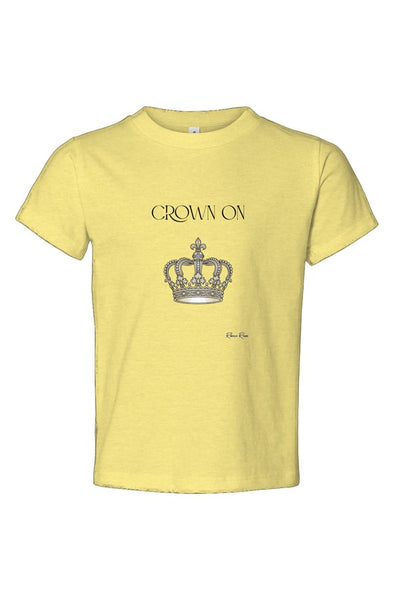 Toddler Jersey Tee Crown On Front Graphic