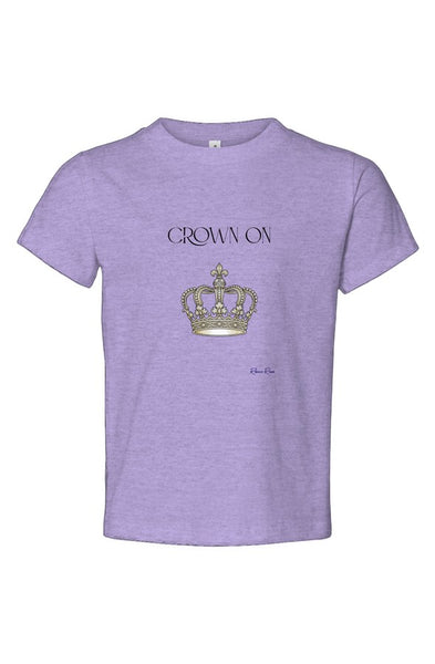 Toddler Jersey Tee Crown On Front Graphic