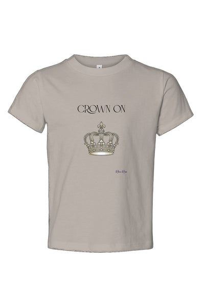 Toddler Jersey Tee Crown On Front Graphic