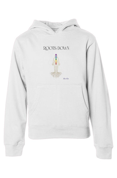 Youth Midweight Hooded Sweatshirt Roots Down Front Graphic