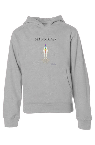 Youth Midweight Hooded Sweatshirt Roots Down Front Graphic