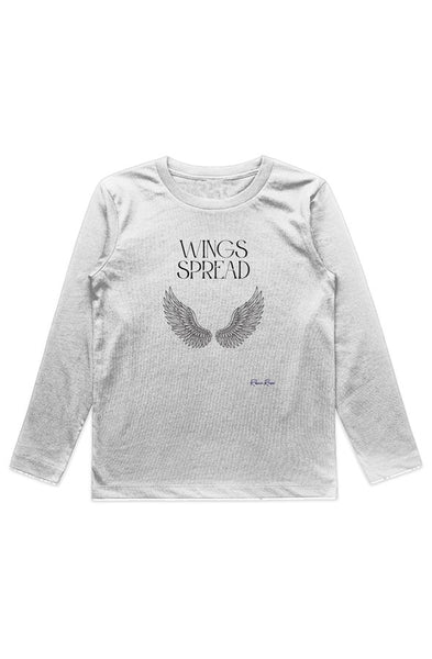 KIDS STAPLE L S TEE Wings Spread Front Graphic