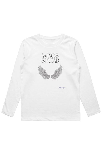 Youth Staple Long Sleeve Wings Spread Front Graphic