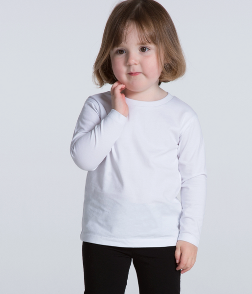 Kids Long-Sleeve Tee - Bubble Wrapped (Front Graphic)