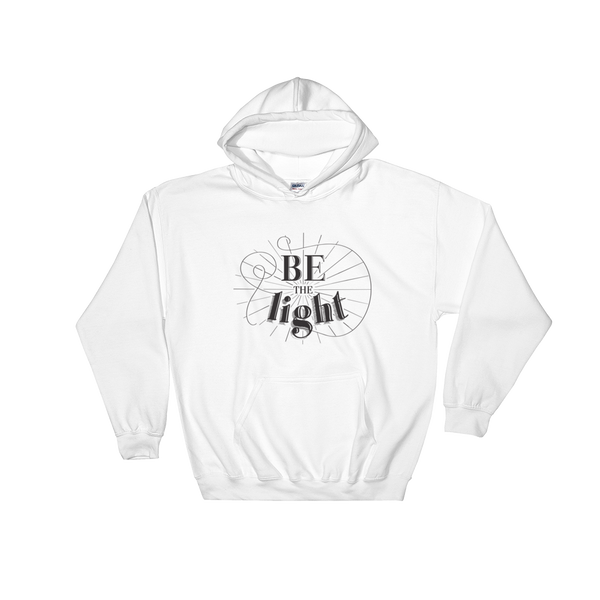 Divine Light Hooded Sweatshirt (Black Logo)